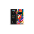 טוש מרקר ראש קטום + מכחול CARIOCA PLUS 10