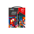 טוש מרקר ראש קטום + מכחול CARIOCA PLUS 80