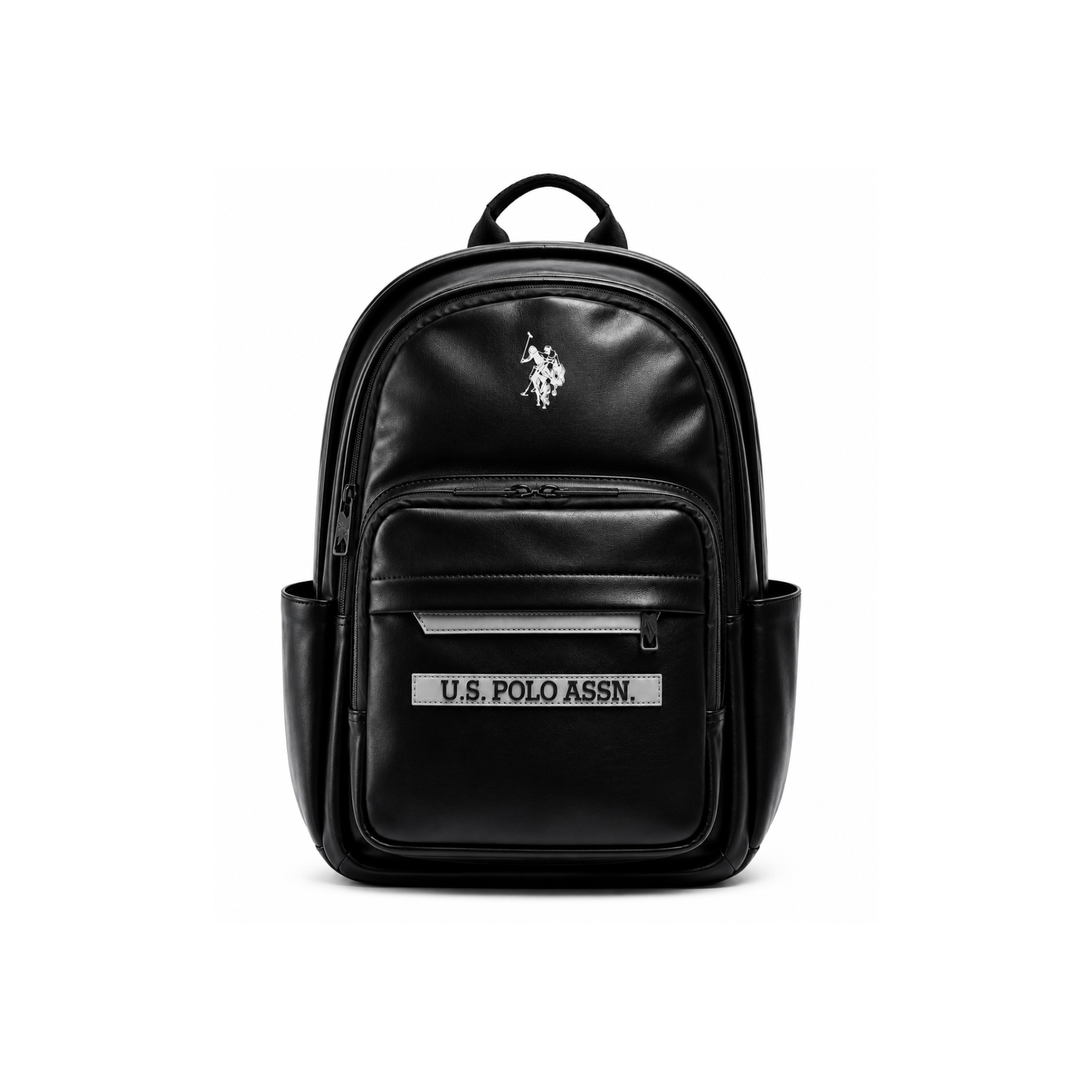 תיק יוקרתי עור שחור U.S. POLO ASSN