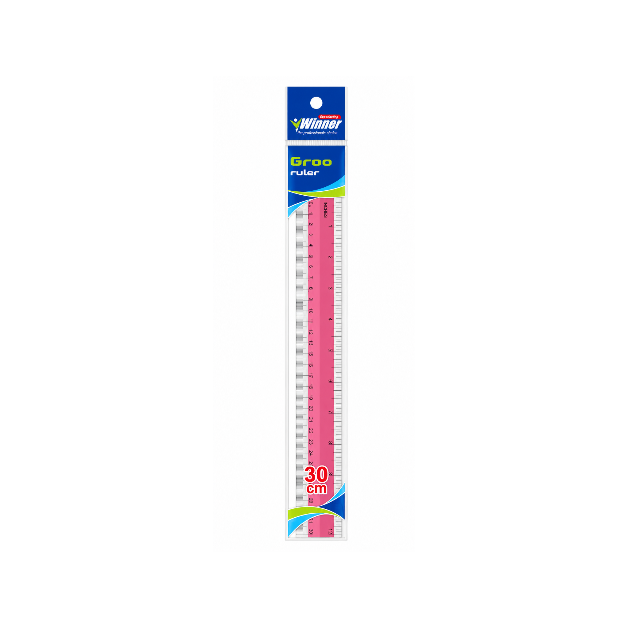 סרגל אלומניום WINNER GROO RULER 30