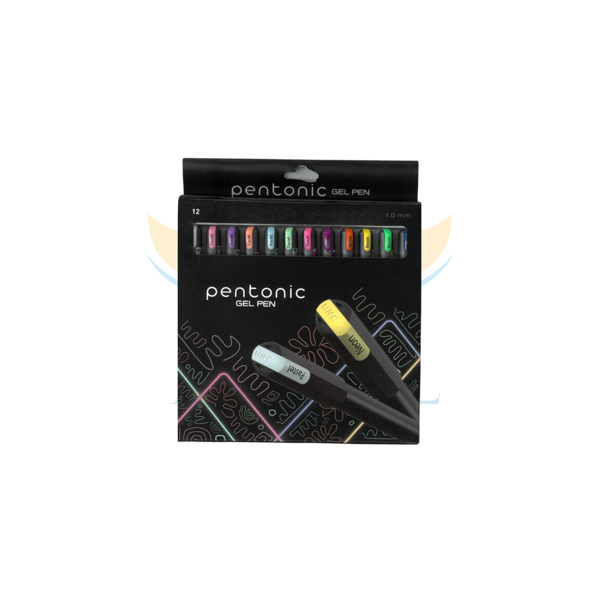 PENTONIC GEL קופסה 6 פסטל 6 ניון