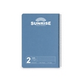 מחברת ספירל שני נושאים שורה SUNRISE A4 =