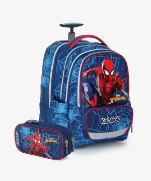 ITrolly + קלמר Spiderman כחול