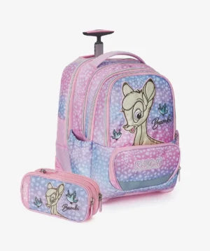 ITrolly + קלמר Bambi ורוד בהיר