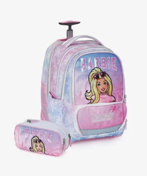ITrolly + קלמר Barbie ורוד/הוואי
