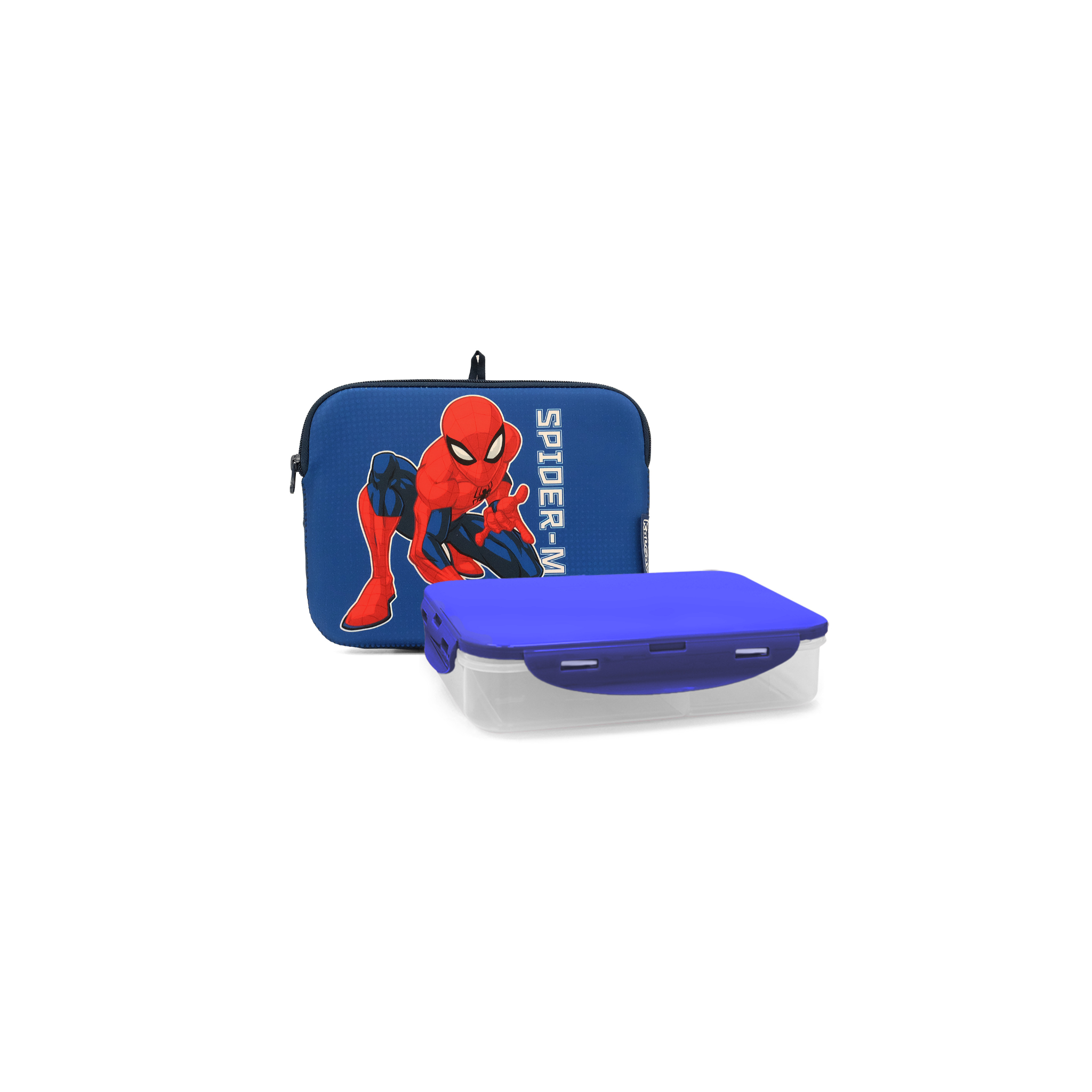 Spiderman תיק אוכל כחול